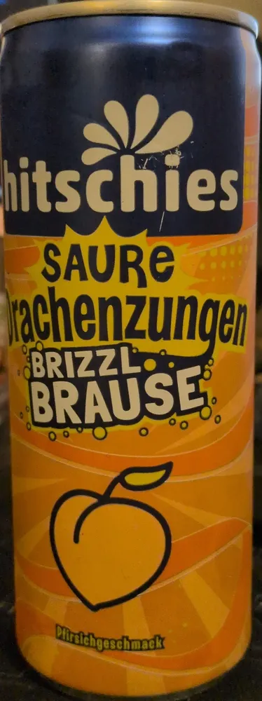 Saure Drachenzungen Brizzl Brause Pfirsichgeschmack
