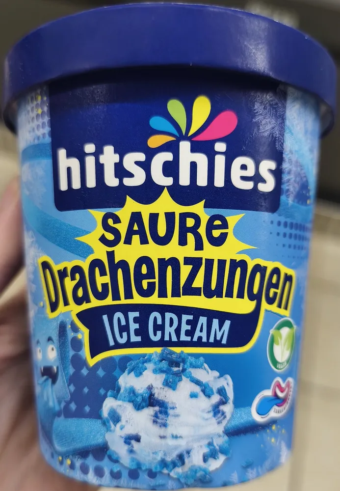 Saure Drachenzungen Eiscreme