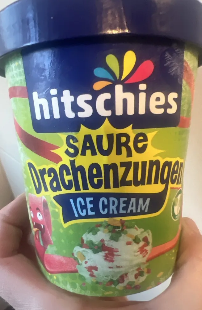 Saure Drachenzungen ice cream