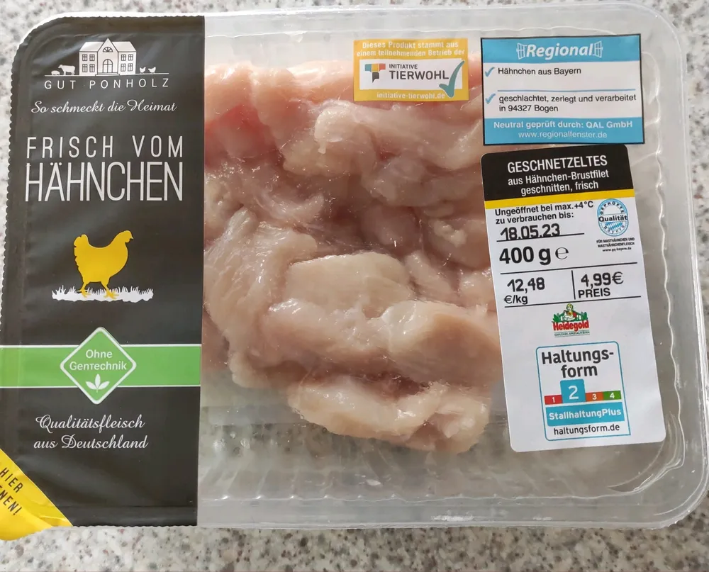 Hähnchengeschnetzeltes