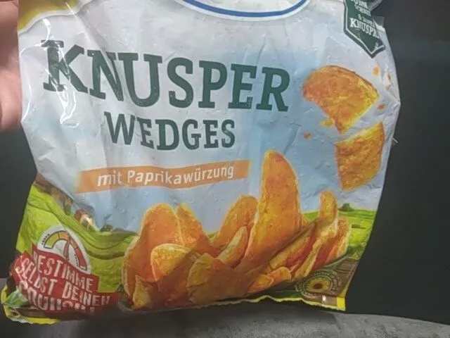 Knusper wedges mit Paprikawürzung