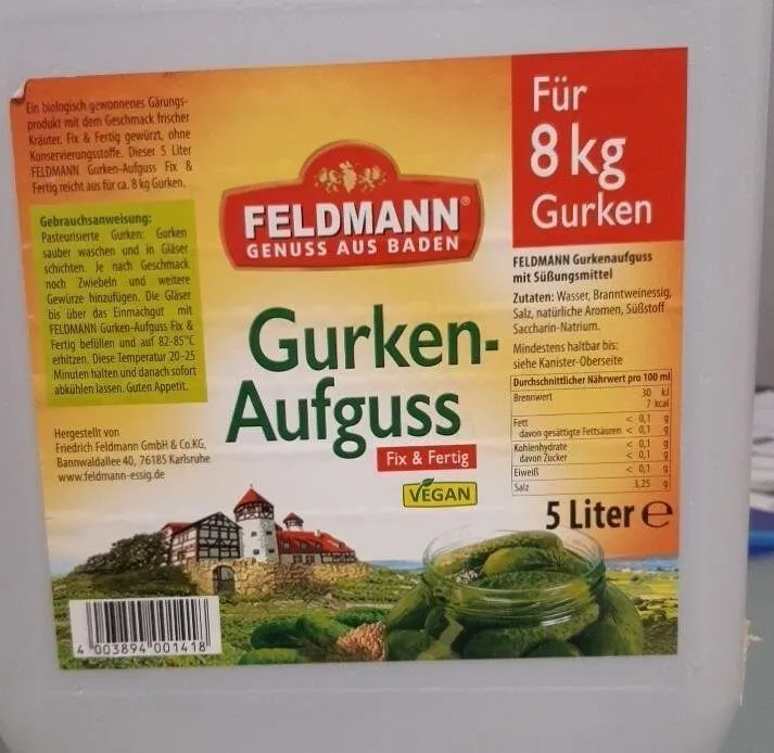 Gurken aufguss