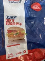 Crunchy chik'n burger