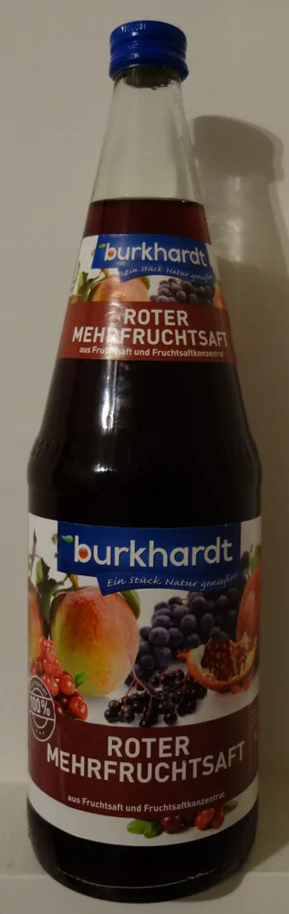 Roter Mehrfruchtsaft