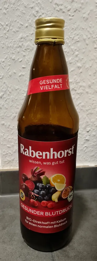 Saft gesunder Blutdruck