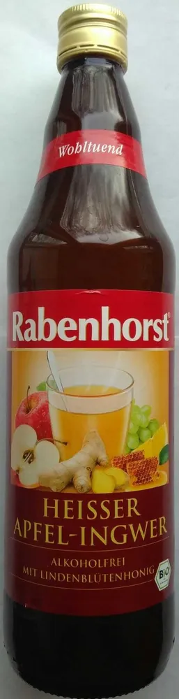 Heißer Apfel-Ingwer