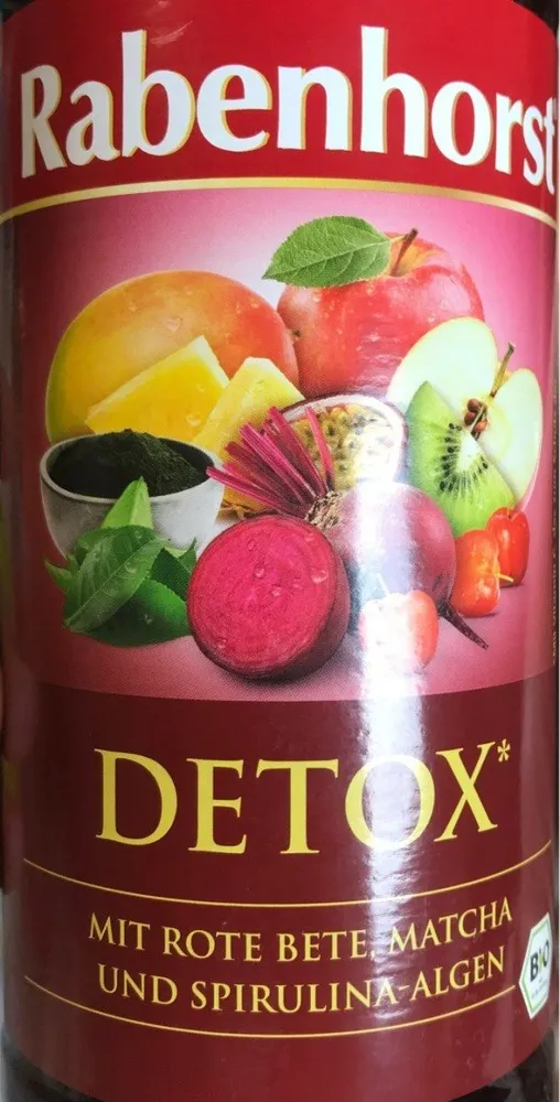 Rabenhorst Detox Mit Rote Bete, Matcha Und Spirulina-algen