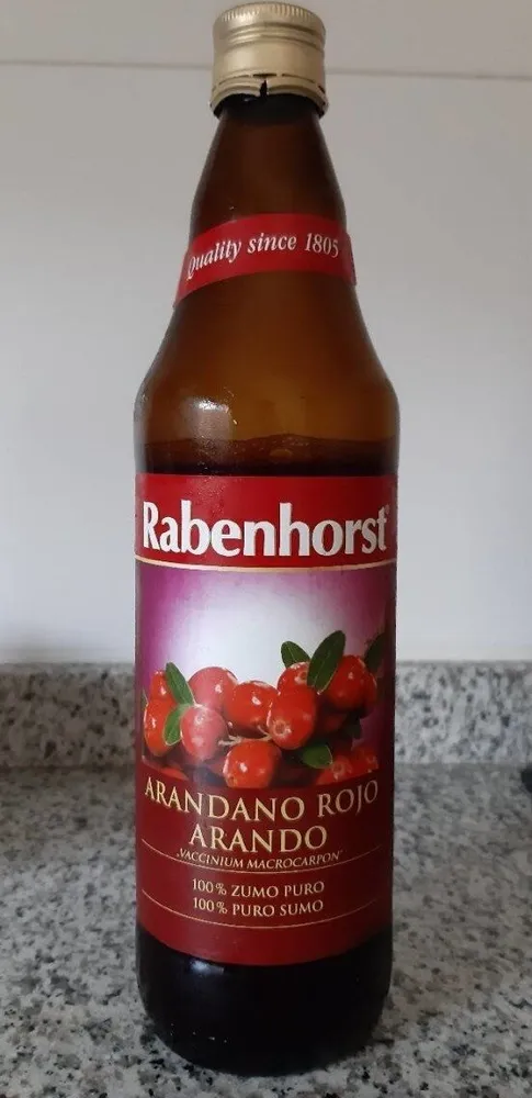 Zumo arándano roji