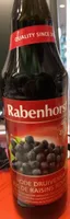 Jus de raisins rouges