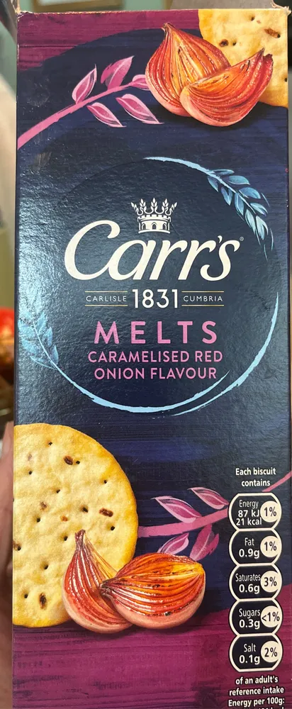 Melts caramelised red onion