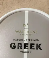 Natural strained  Greek yogurt