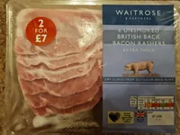 6 UNSMOKED BRITISH BACK BACON RASHERS EXTRA THICK