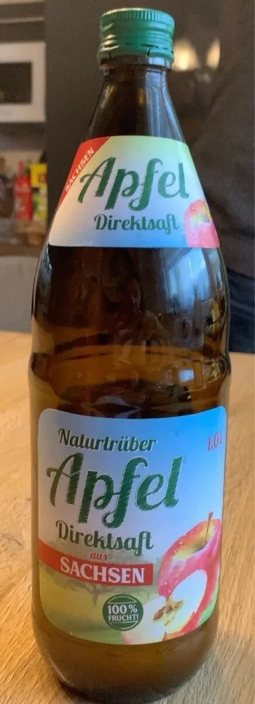 Naturtrüber Apfel Direktsaft