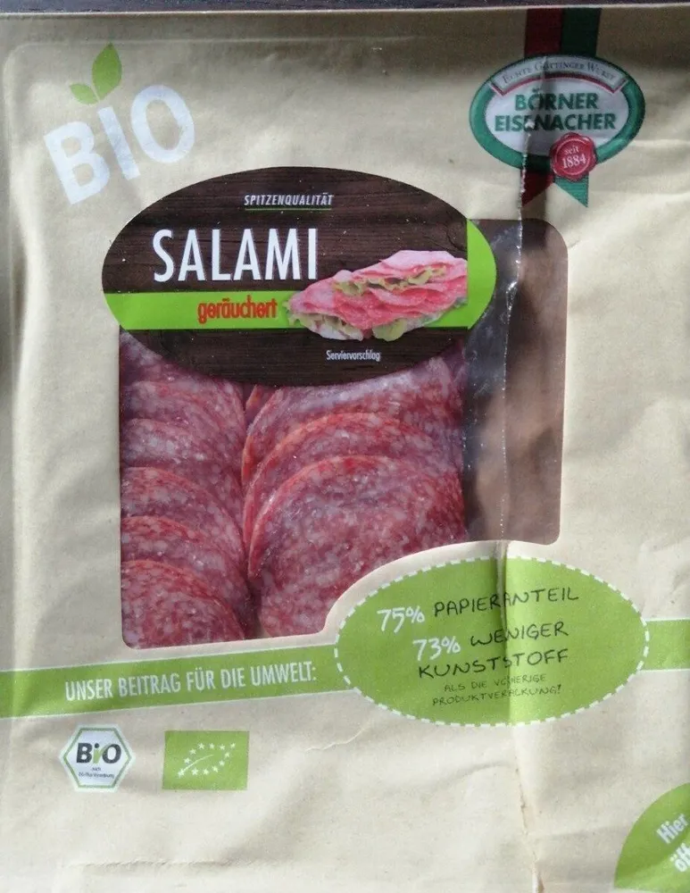 Bio Salami geräuchert