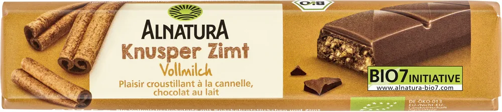 Knusper Zimt Schokoriegel