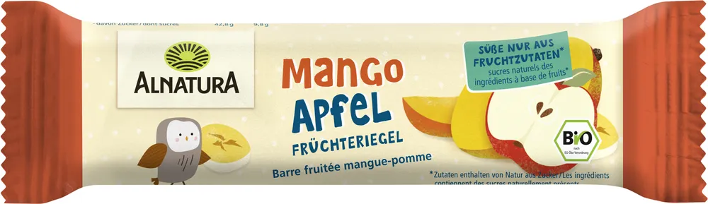 Früchteriegel Mango-Apfel