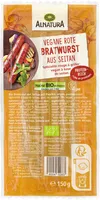 Rote Bratwurst aus Seitan