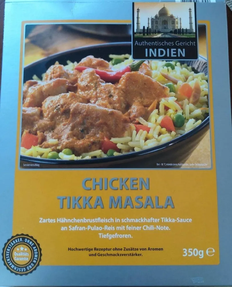 Chicken tikka masala