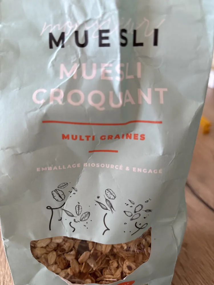 MUESLI CROQUANT MULTI GRAINES