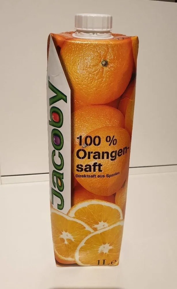 100% Orangensaft Direktsaft Aus Spanien - Jacoby - 1 L