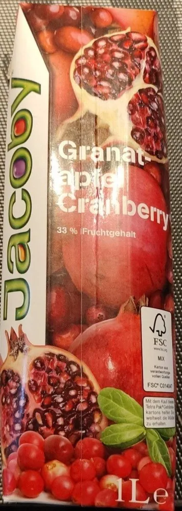 Granatapfel-Cranberry Saft