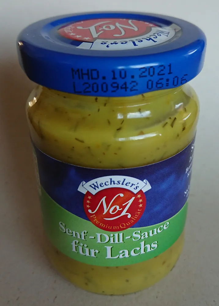 Senf-Dill-Sauce für Lachs