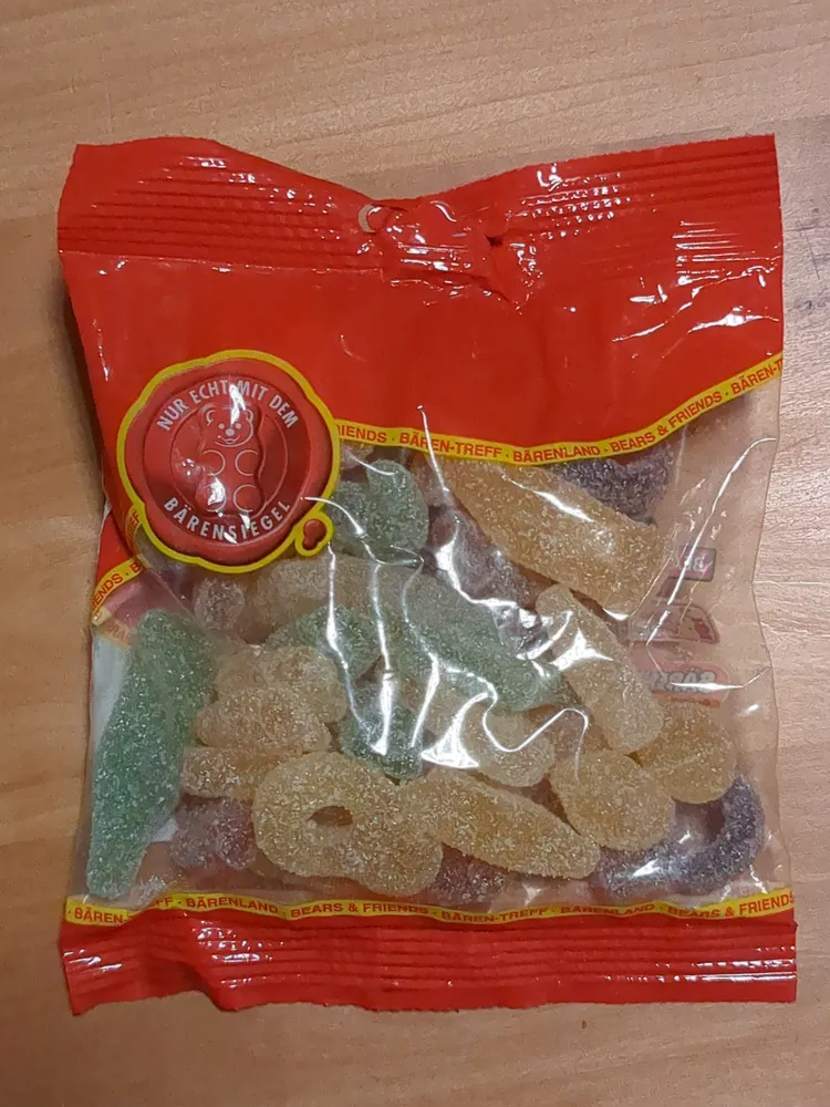 Saure Fruchtsaft-Mischung