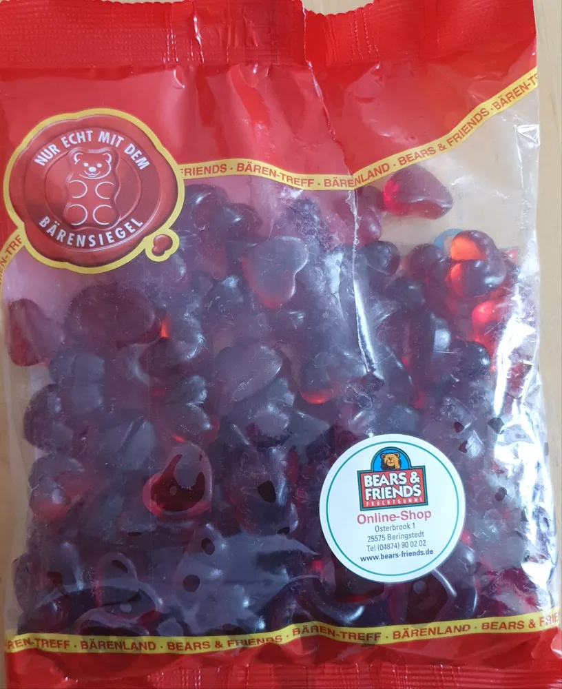 Fruchtsaft-Herzen