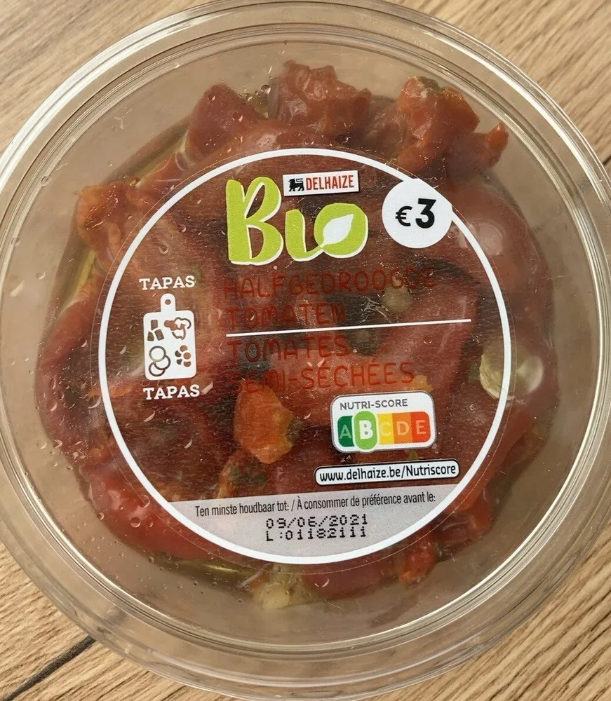 Tomate semi sechées