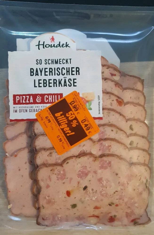 Bayrischer Leberkäse Pizza-Chilli