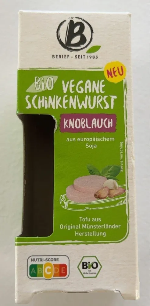 Bio befand Schinkenwurst