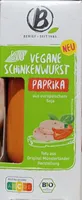 Bio Vegane Schinken Wurst Paprika