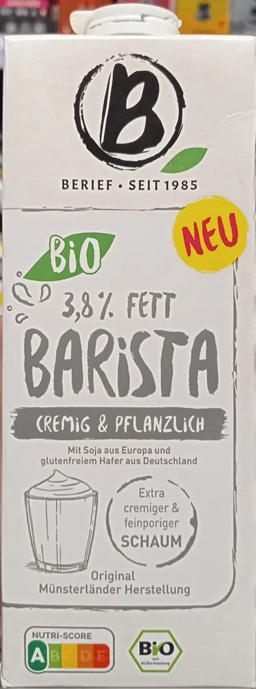 Barista 3,8% Fett