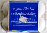 6 frische Bio-Eier aus ökologischer Haltung