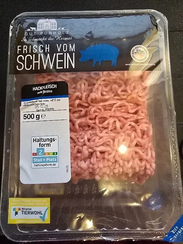 Hackfleisch vom Schwein