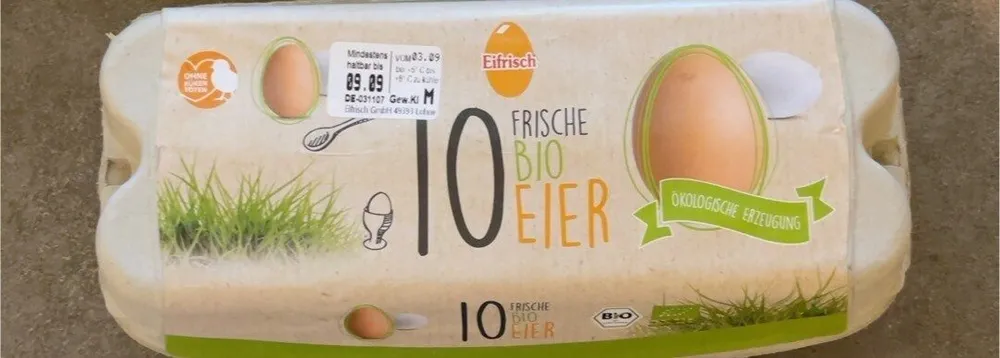Frische Bio Eier