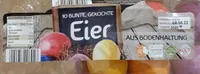 Bunte gekochte Eier