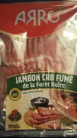 Jambon cru fumé de la forêt noire