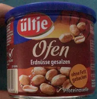 Ofen Erdnüsse gesalzen