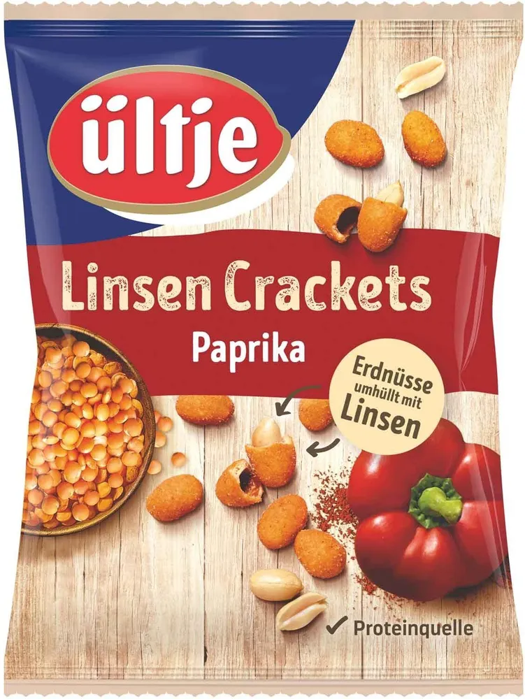 Linsen Crackets Paprika