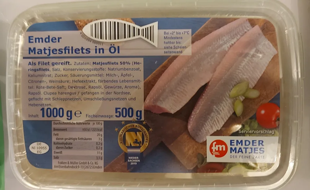 Emder Matjesfilets in Öl