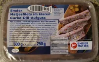 Emder Matjesfilets im klaren Gurke-Dill-Aufguss