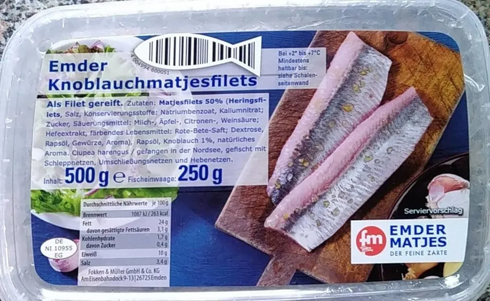 Emder Knoblauchmatjesfilet