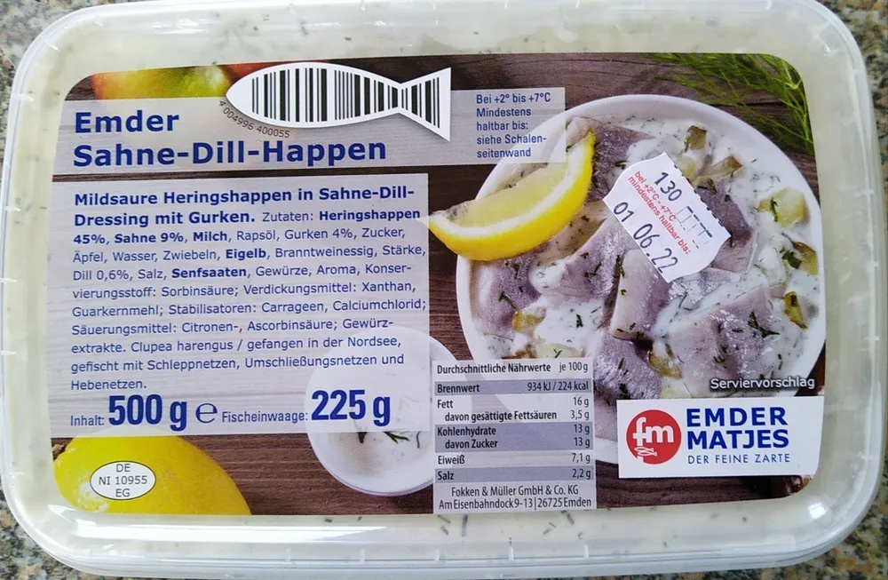 Emder Sahne-Dill-Happen
