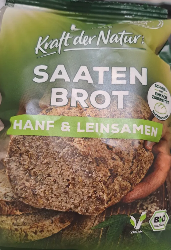 Saatenbrot, Hanf& Leinsamen