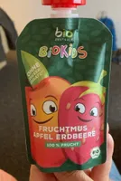 Fruchtmus Apfel Erdbeere