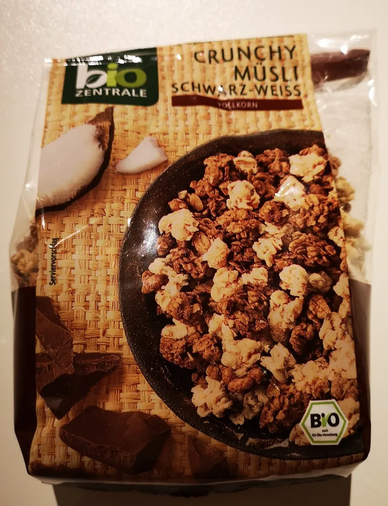 Crunchy Müsli Schwarz-Weiß