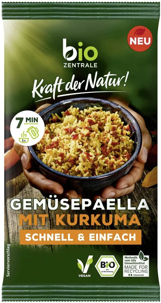 Gemüsepaella mit Kurkuma