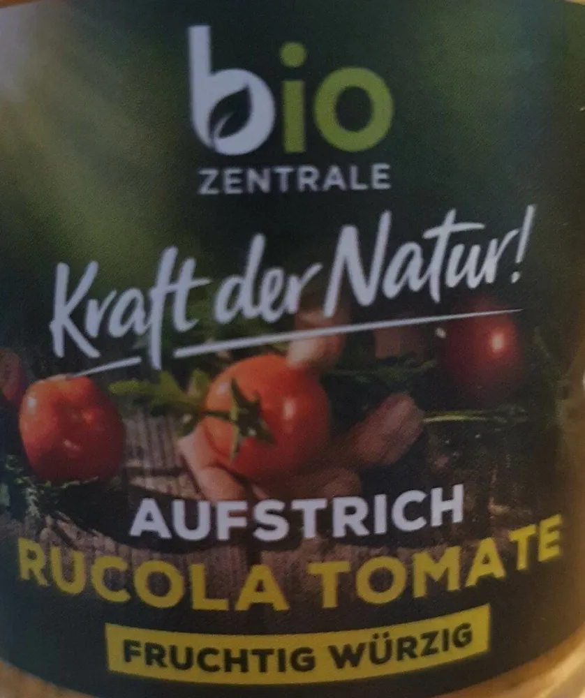 Brotaufstrich Rucola Tomate