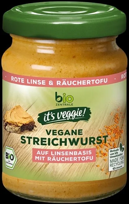 Vegane Streichwurst auf Linsenbasis mit Räuchertofu